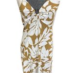 Tommy Bahama  Tan and White Floral Swim Cover-Up Photo 0