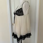 Victoria's Secret Vtg babydoll chiffon•chemise Negligee Nightie, Sz L Photo 5