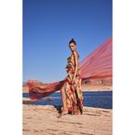 Cult Gaia NWT  Whitney Gown Silk Floral Tiered Maxi Dress Size‎ XS Photo 3