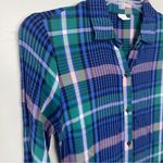 Old Navy Plaid Button-Down Midi Dress Photo 1