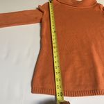 Rafaella Sweater Womens Small Orange Cotton Knit Cowl Neck Pullover 3/4 Sleeves Photo 10