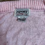 VTG Pink Button Front Cardigan Sweater Mr Rogers Feminine Fairycore SZ M 80s Y2k Size M Photo 5