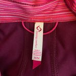 Moving Comfort  Women M Maroon Pink Crimson Foxie Full Zip Coat Jacket Pocket Run Photo 8