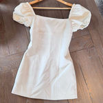 Cinq à Sept Cinq A Sept Havana Puff-Sleeve Mini Dress Size 0 Photo 0