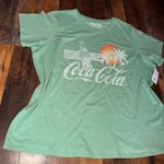 Lucky Brand Coca Cola Women's Green Graphic Tee  NWT Photo 2