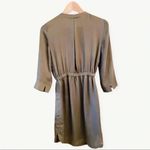 H&M Olive Lined Long Sleeves Utility Womens Dress with Tie Waist
Size: 6 Photo 2
