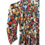 Hunter Bell  Patterson Puff‎ Sleeve Floral Midi Dress Multicolor Roses Size 2 Photo 11