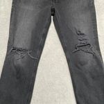 AGOLDE  Jeans Womens 32 Washed Black Nico Slim High Rise Distressed Stretch Photo 5