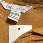 Cato  womens size 18/20W casual long sleeve button down mustard color shirt nwt Photo 7