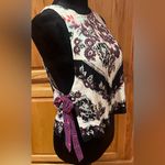 Free People  This Sweet Love Floral Tie-Side Sleeveless Rayon Tank‎ Top Size XS Photo 5