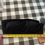 Shade & Shore New  Women’s Black Ribbed Bandeau Bikini top Size Large NWT Photo 10