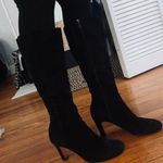 Laura Ashley Black Suede Boots Photo 2