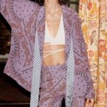 ZARA Paisley double-breasted button top Photo 2