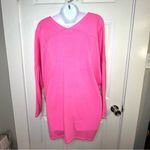 Red Dress Miracle I’ll Wait For You Relaxed Dolman Knit Sweater Top Pink ML Pink Size L Photo 4