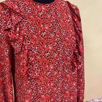 Topshop ✨SALE Ruffle Red Detail Dress US 4 NWT Photo 6