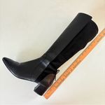 Cole Haan  Black Leather Riding Knee High Boots Elastic Back Women’s Size 10 B Photo 9