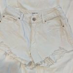 Garage  White Denim Shorts Photo 0