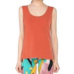 🖤 Eva Varro Single Layered Tank, Partially Lined, Black Jersey Knit, Plus Photo 1