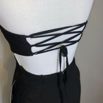Lulus  NWT halter open back little black dress Small Photo 3