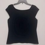 Eliza J  Black Sleeveless Top Size XL EUC Photo 0