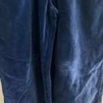 American Vintage XHILARATION Vintage Y2K Velour Navy Blue Wide Leg Jumpsuit Womens Medium Photo 8