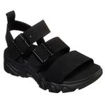 Skechers  D Lites 2.0 Cool Cosmos Sport Strap Sandals Black Womens 10 Photo 1