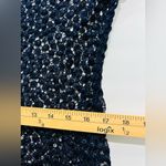 DEAN HUTCHINSON long sleeve midi dress size S/M fits dark blue color Photo 10