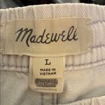 Madewell  Cream High Waist Women Shorts Photo 4