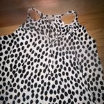 Loft Black and White Polka Dot Women's Top Photo 4