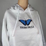 Butterfly hoodie White Size M Photo 5