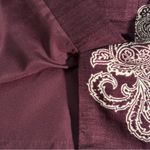 Ann Taylor  Maroon Paisley Pencil Skirt - Women’s Sz 6P VGUC Photo 3