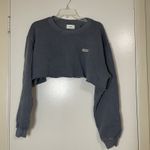 Joah Brown NEW!!  Cut Off logo Sweatshirt in Washed blue French Terry - S/M Photo 1