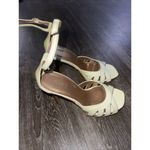 Colin Stuart ‎ Egg Shell Patent Leather Strappy Stiletto Heels 8B L@@K!!!! S-92 Photo 1