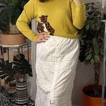 Splendid Callan Cotton Viscose Crochet-Trim Midi Skirt White Size Small Photo 0