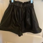 BLANK NYC NWT  Black Vegan Faux Leather Pa-perbag Shorts Size 29 Photo 8
