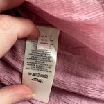 Free People NEW  Daia Puff Sleeve Pink Blouse Photo 8