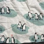Munki Munki  Pajama Set Sz XXL Top‎ Bottom Button Down Drawstring Penguin Design Photo 8