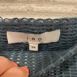 IRO Metallic Mesh Knit Hook Skirt Size XS EUC Photo 3