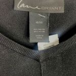 Lane Bryant Lightweight Knit High Low V Neck Sweater Side Slit 18 20 Black #4227 Photo 6