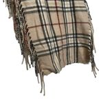 V. Fraas Unisex Adult Plaid Scarf Cashmink By Fringe Trim Acrylic Preppy Striped Photo 4