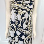 Ann Taylor Black Baby Doll Silk Dress w/ Yellow Floral Print & Removable Straps Photo 13