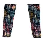 Onzie  Rainbow Geometric Abstract Low Rise Leggings Hot Yoga Pants Size S/M Photo 5