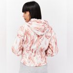 Jenni  Marble Print Dusty Rose Hoodie Photo 2
