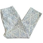 Chico's Platinum Tribal Ikat Print Crop Jean Southwestern Size XS Photo 0