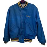 Vintage Birdie Baseball Softball Blue & Yellow St. Luke's Team Jacket Size Large Photo 0