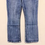 Miss Me  Boot Cut Jeans Mid Rise Size 30 Short Distressed Denim Embellished Photo 4