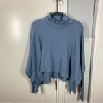 Free People Moon Daisy Pullover Autumn Sky size medium oversized comfy cozy Photo 1