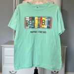 Comfort Colors Marthas Vineyard Beach Bum Tshirt Cotton Shirt Womens Medium Photo 3