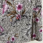 White House | Black Market  Convertible Maxi Dress Skirt Cheetah Animal Floral Medi Photo 5