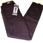 Mario Serrani  Jacquard Black & Wine Pants, NWT, 4 Photo 2